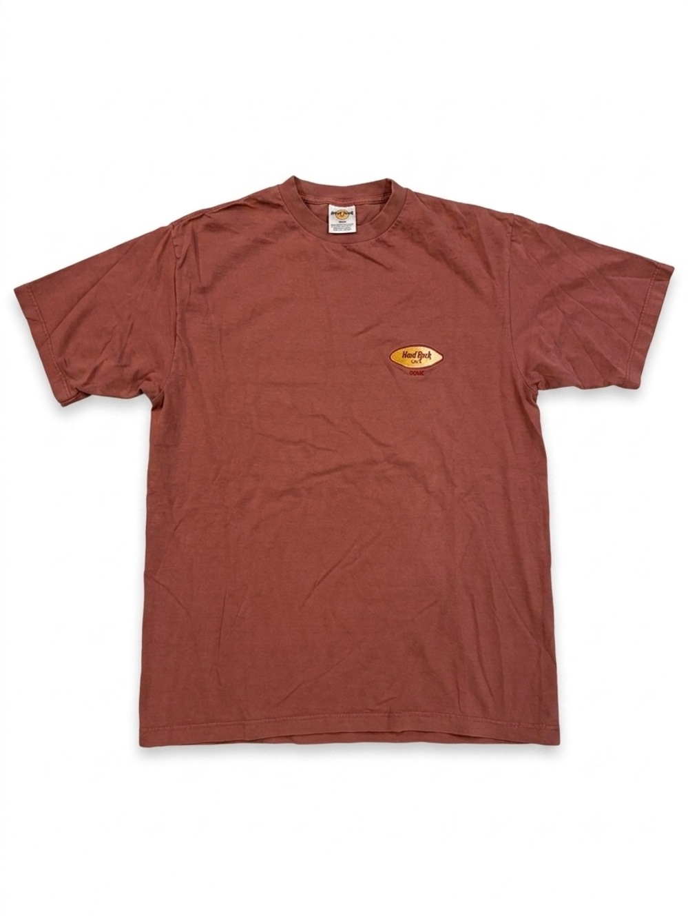 Vintage Hard Rock Cafe Rome T-Shirt Mens XL Maroon Red Cotton Graphic Tee